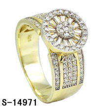 14k Gold Plated Fashion Jewelry Ring Silver 925